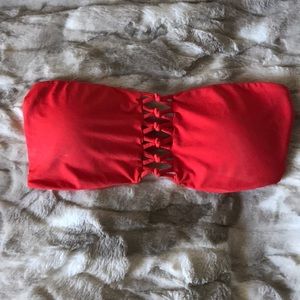 San Lorenzo strapless top